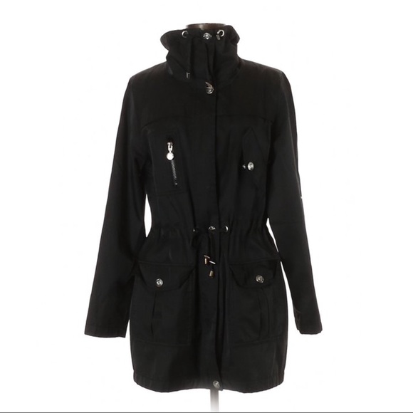 BETSEY JOHNSON Black Funnel Neck Anorak Jacket - Picture 1 of 12